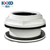 HOKO Siphon de sol blanc au design moderne pour douche, salle de bain et hôtel