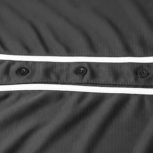 Maillot de baseball unisexe personnalisé, uniforme d'équipe personnalisé, col en V, 100% polyester, séchage rapide, impression de nom et de numéro personnalisée - Product Image 1