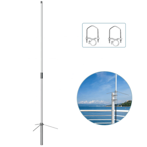 เสาอากาศสื่อสารแบบฐาน F22 VHF ไฟเบอร์กลาส กำลังขยายสูง 136-174mhz - Product Image 3