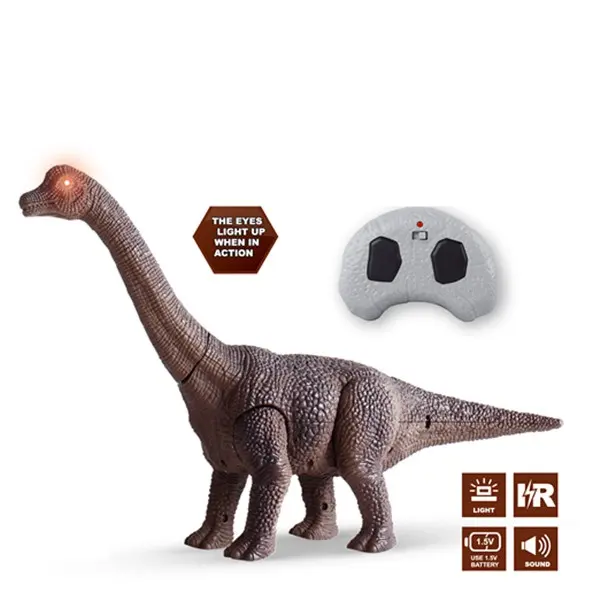 Yeni ürün çocuklar elektrikli rc simülasyon ses oyuncak hayvan kızılötesi uzaktan kumanda yürüyüş dinozor