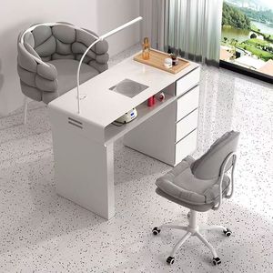 Nail Salon Manicure <b>Tables</b> Makeup Manicure Furniture Set <b>White</b> Nail <b>Table</b> for Sale - Product Image 2