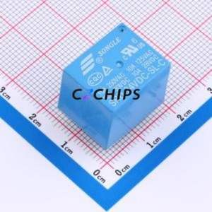 SRD-24VDC-SL-C Power Relay Through hole Component (THT),15.6x19.2mm Relay 24V 1 Changeover: 1C (SPDT-Changeover)::: 5 250V-AC - Product Image 1