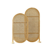 Meubles de salon nordiques écran de sol en bois cloison bois rotin chambre hôtel Restaurant entrée porche écran