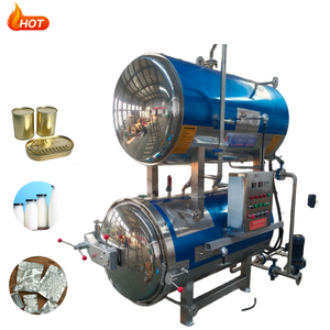 Industriële autoclaaf met grote capaciteit, PLC-gestuurd, voor voedsel, glazen flessen en zakjes. - Product Image 3