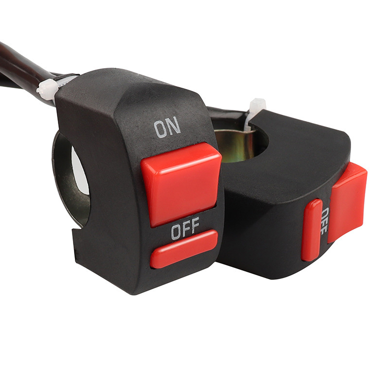 Универсальный Выключатель на руль мотоцикла, кнопка включения и выключения света мотоцикла, аксессуары для скутера и мотоцикла