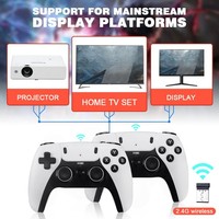 Console de jeu portable M8 Pro avec manette sans fil 2,4 GHz HD transfrontalière et plus de 50 000 jeux intégrés