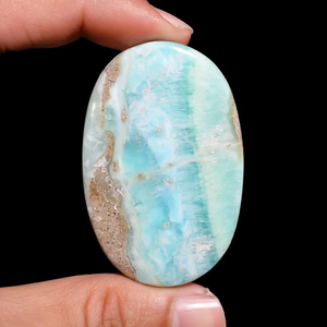 Alta calidad, 54mm, 66mm, corte ovalado suelto, cabujón de crisocola, amazonita Natural, amatista azul, piedras preciosas pulidas para la fabricación de joyas - Product Image 2