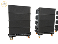 LA SOUNDX K210W Speaker Line Array 3-Way Dual 10 Inch 144dB SPL Maksimum 120 °   Cakupan Penutupan untuk Audio Profesional Tur Konser