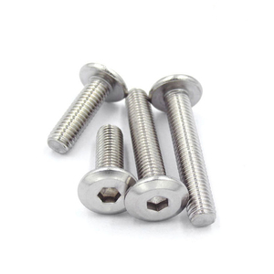 M5 M6 M8 304 Stainless Steel A2 Low Profile Hex Head <b>Screws</b> Beveled Flat Head Allen Furniture Bolts - Product Image 2