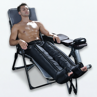 Breokang 6 Chambres 5200 mAh – Bottes de Récupération à Compression d'Air Personnalisées pour Pré-entraînement, Lymphagie, Sport et Relaxation – Masseur de Jambes pour Athlètes