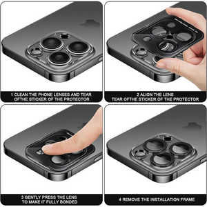 Protector de lente de revestimiento AR AF película de cámara de doble tono HD vidrio transparente antideslumbrante para <span class=keywords><strong>iPhone</strong></span> 17 16 15 fotografía - Product Image 5