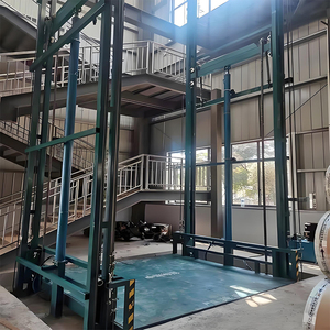 <span class=keywords><strong>Platform</strong></span> Lift Kargo Hidrolik Bertingkat Tinggi Berkualitas Tinggi dengan Kapasitas Beban 2000kg, Tinggi Angkat 3m, Rel Pemandu, Penggunaan Industri - Product Image 5