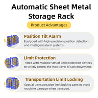 Entrepôt de stockage vertical de plaques avec robot de chargement automatique pour tôles en acier inoxydable et en aluminium