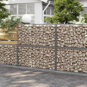 Welded Galvanized Gabion <b>Box</b> 2x1x0.5 Stone Cage Retaining Wall Gabion Basket for Landscaping & Construction - Product Image 3
