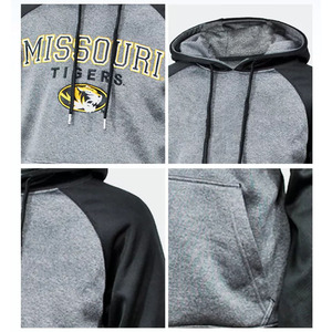 Спортивные мужские толстовки и толстовки большого размера из хлопка и полиэстера с логотипом на заказ - Product Image 3