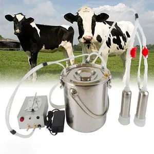 Milking Equipment With Price For Cows Farms Or Daily Family 14L Single Cow Milk Sucking Machine Milk Machine For Dairy Farm