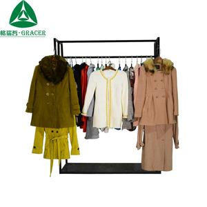 Abbigliamento usato a buon mercato <span class=keywords><strong>donna</strong></span> inverno cappotto corto pettinato <span class=keywords><strong>vestiti</strong></span> usati a Dubai - Product Image 5