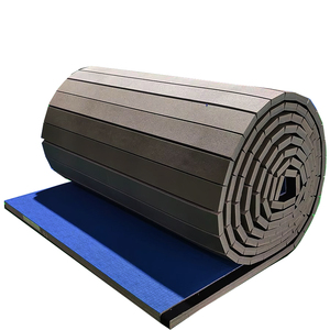 Alfombrilla de suelo de gimnasio de porristas de gimnasia XPE personalizada para artes marciales, alfombrilla de suelo de vinilo de Judo de lucha libre Karate Tatami Aikido - Product Image 4