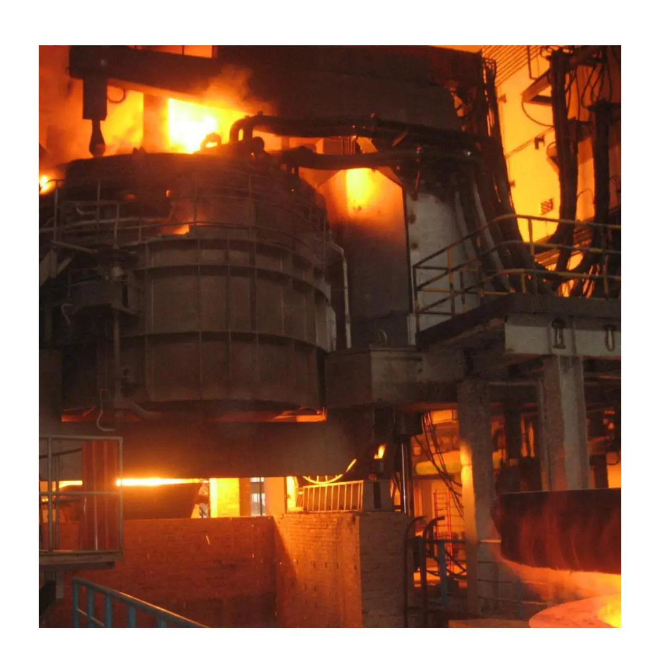 EAF untuk Melebur Potongan Besi/Baja Listrik Arc Furnace 1,5ton --- 100ton