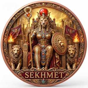 Pièce de monnaie de mythologie égyptienne en cuivre fin 999 de 5 oz, haute définition, peinte aux UV, effet proof, médaille d'art de collection, Anubis, Pharaon, pièce de monnaie grecque - Product Image 5