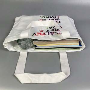 Sac à provisions pliant en toile Sac à bandoulière Tolite Sac à café en corde Sacs en toile - Product Image 5