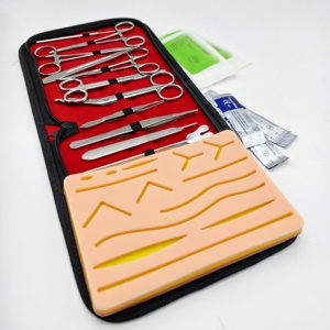 Kit Quirúrgico Veterinario de Alta Calidad de 22 Piezas, Instrumentos Quirúrgicos Metálicos, Certificado CE Clase II, Reutilizable para Gatos, Perros y Conejos - Product Image 4