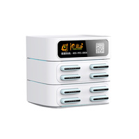 Emplacements OEM 5000mAh Banques d'alimentation partagées Station de location Distributeurs automatiques 50W/65W/10W sorties Chargement sans fil GaN Tech Étanche