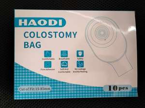 ถุงใสแบบสองชิ้นสำหรับใส่แผ่นปิดแผลแบบระบายน้ำได้สำหรับถุงโคลอสโตมี - Product Image 6