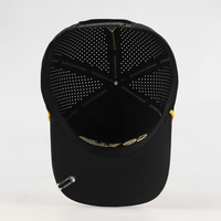 Casquettes de golf 5 panneaux de haute qualité avec logo personnalisé, broderie 3D, perforations découpées au laser, casquettes de performance sportive pour tous