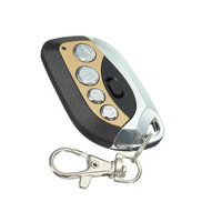 Télécommande de porte de garage 433 MHz, clé de clonage automatique 315 MHz, boîtier en plastique, option universelle pour domotique, 4 boutons