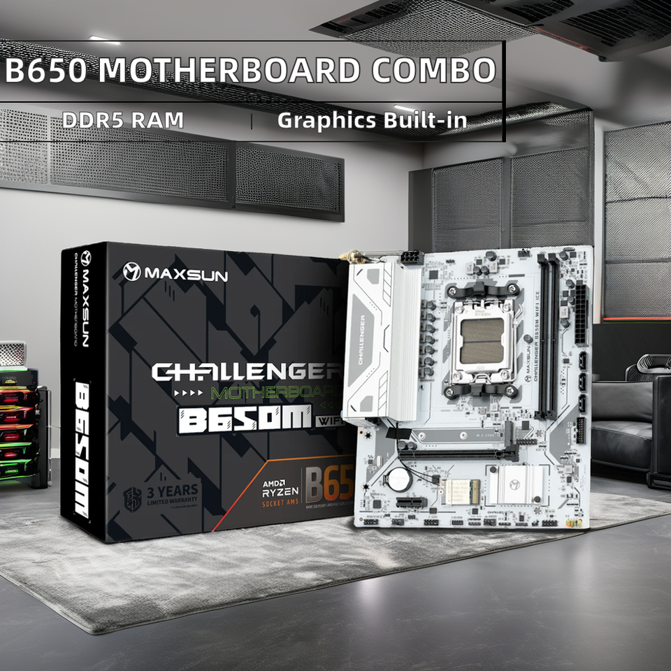 Carte Mère JGINYUE B650 – MicroATX – Socket AMD – USB-C, HDMI