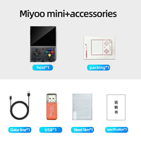 Miyoo Mini + Console de jeu portable rétro portable système Linux Wi-fi lecteur de jeu portable classique IPS 3.5 pouces Miyoo Mini Plus