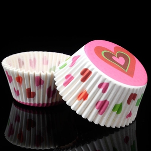 100PCS/Pack Moules à cupcakes arc-en-ciel antiadhésifs, moules à muffins jetables, doublures en papier pour cupcakes, doublures pour muffins - Product Image 1