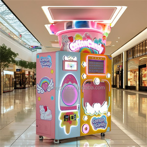Custom Fully Automatic Commercial <strong>Sugar</strong> Maker New Electric <strong>Cotton</strong> <strong>Candy</strong> Vending Machine - Product Image 3