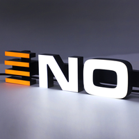 Enseignes LED étanches personnalisées Enseigne LED en acrylique avec lettre éclairée par le visage Enseigne LED de magasin à éclairage frontal 3D en PMMA pour l'extérieur