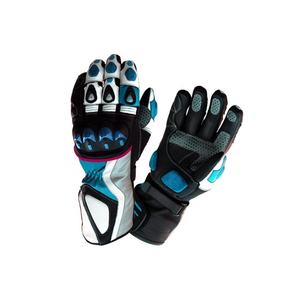 Men's Genuine Cowhide Leather Sportswear Winter Spring-Breathable Motorcycle Biker <b>Gloves</b> <b>Touchscreen</b> Hard-Knuckle - Product Image 2