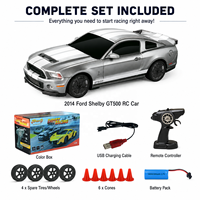 Voiture de course télécommandée RC Drift 1/24 Ford Shelby GT500 2026 la plus récente, avec télécommande pour enfant