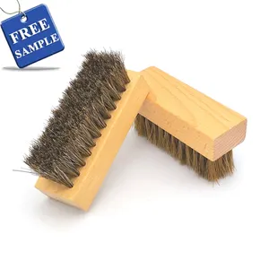 Premium Soft Horse Bristle Suede Shoe Brushes, Sports Sneaker Cleaning Brush