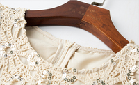 Robe longue élégante et sophistiquée FMY65760 pour l'été, style cintré à la taille avec des paillettes, robe d'été pour femmes