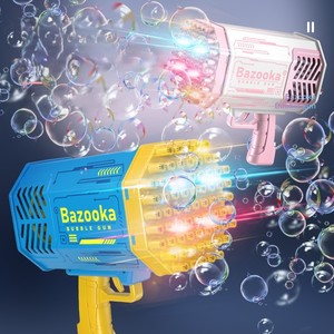 Pistolet à bulles Gatling LED rechargeable à 69 trous, extra large, entièrement automatique, portable, pour enfants, meilleur jouet - Product Image 3