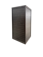 Sauna Uap Kering Inframerah Mini Elektrik Modern Kayu Solid untuk Dalam Ruangan dengan Panel Kontrol Komputer Ramah Lingkungan Kapasitas 1 Orang
