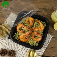Envase de plástico PP reciclable para comida, envase de comida para llevar desechable