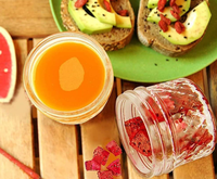 Botol Penyimpanan Kedap Udara Sishang 4oz dari Kaca Mason Jar untuk Kaviar dengan Tutup, Wadah Penyimpanan Makanan