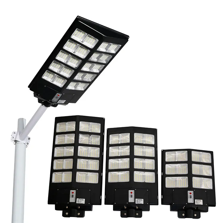 Solar Lights Outdoor LED Motion Sensor Security Lights Street Lamp with Remote Control for Front Door, Yard, Garage, Garden