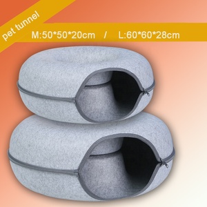 Durable <span class=keywords><strong>buena</strong></span> <span class=keywords><strong>calidad</strong></span> fieltro cueva mascota <span class=keywords><strong>nido</strong></span> perro túnel <span class=keywords><strong>cama</strong></span> grandes y pequeños nidos de gatos - Product Image 4
