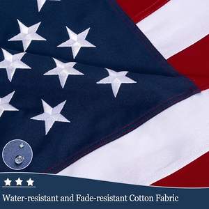 उच्च गुणवत्ता 3x5 फीट आउटडोर भारी शुल्क अमेरिकी ध्वज 100% कपास अमेरिकी ध्वज - Product Image 2