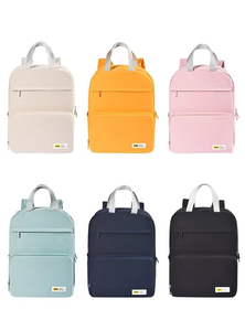 热销批发定制可折叠防水拉链几何PU材质人体工学曲线背心运动背包 - Product Image 2