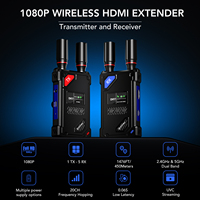 Émetteur-récepteur HDMI sans fil SYONG Pro 450m 1476 pieds, anti-interférences, prise en charge 2.4G/5G UVC, batterie pour caméra de tournage en extérieur
