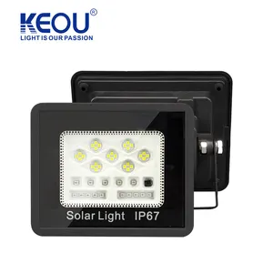 Supply Golden Supplier Solar Lights 10W Street Garden Solar Led Flood Light With Remote