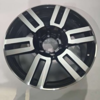 Nuevas Llantas de Aleación de Aluminio Forjado de Alta Calidad, 20 Pulgadas, Seis Radios, Negro Pulido Plateado, 6*139.7, Repuesto, 1 Año de Garantía
